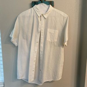 Gap Linen White Shirt XL